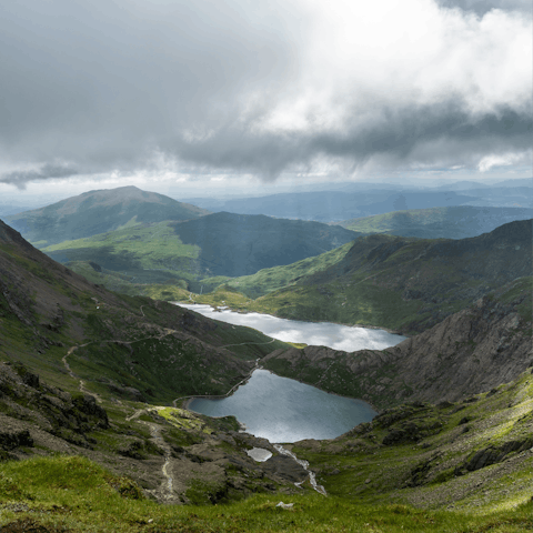 Set off an adventure into the Snowdonia National Park – there’s pathways close to your door