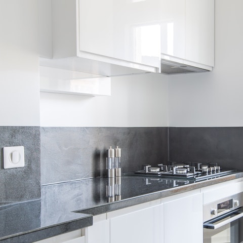 Sleek modern kitchen