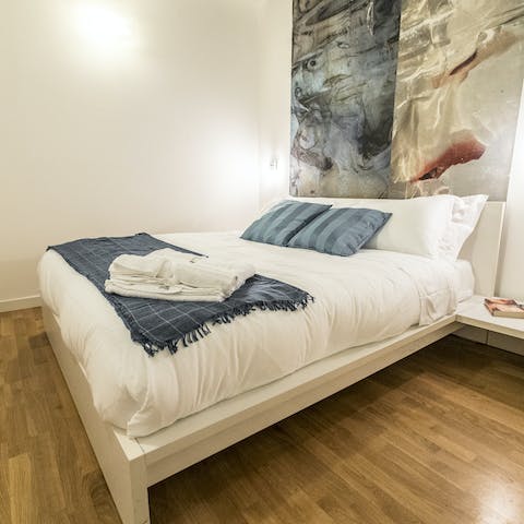 Enjoy a night of sweet dreams in the comfortable beds