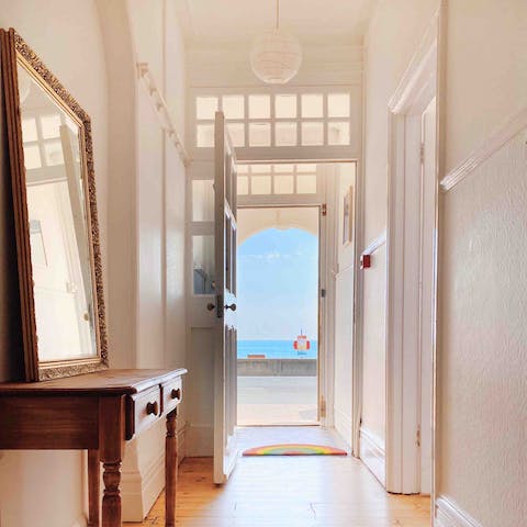 Open the door onto seaside living