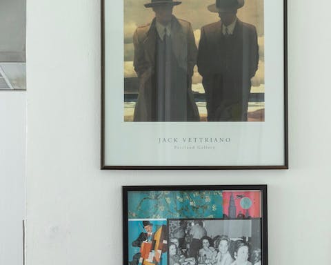The fun combination of art prints