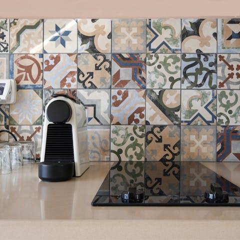 These cute kitchen tiles
