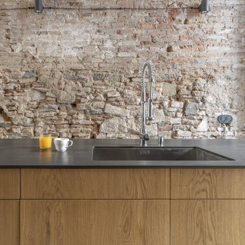 Cool exposed brick walls