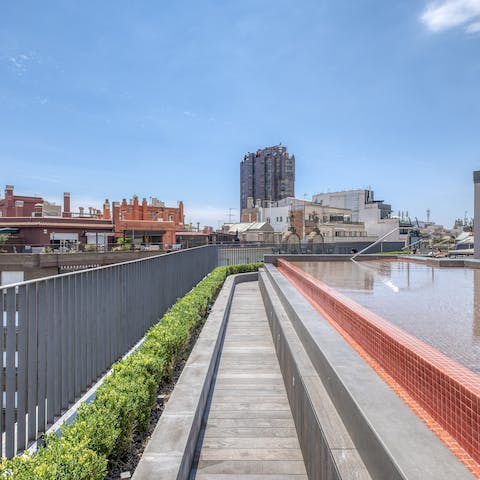 The resident-only pool