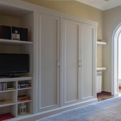 The huge storage space