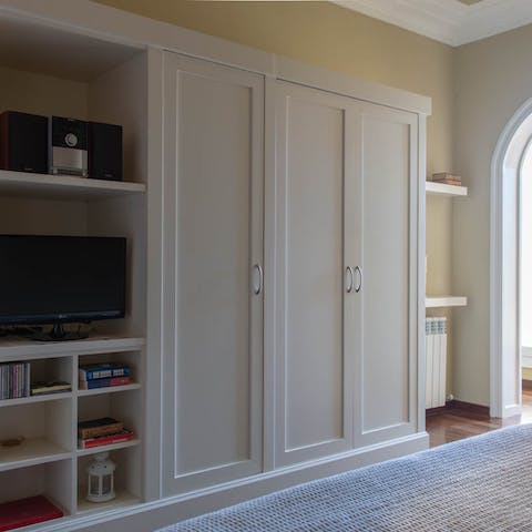 The huge storage space