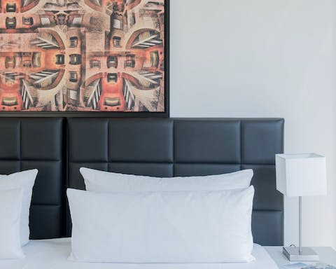 The luxurious headboards