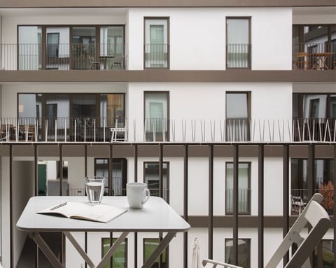 A modern balcony