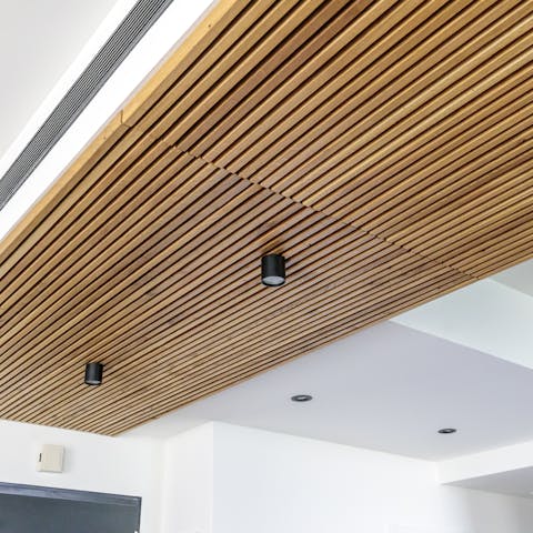 This wooden panelling