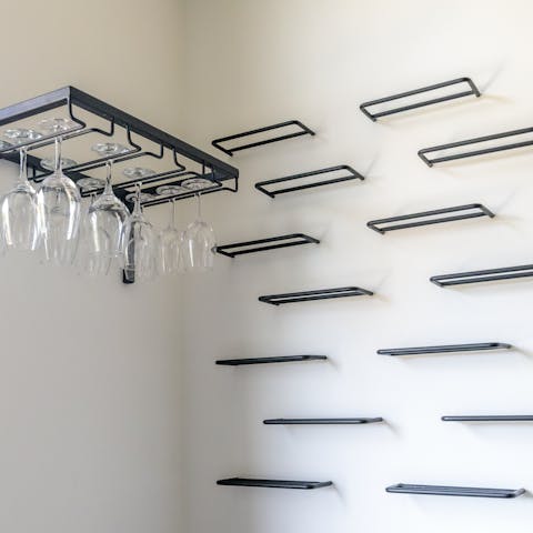 The stylish and functional kitchen