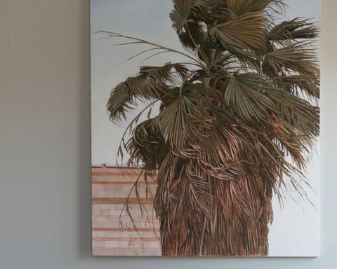 The Tel Aviv-themed artwork