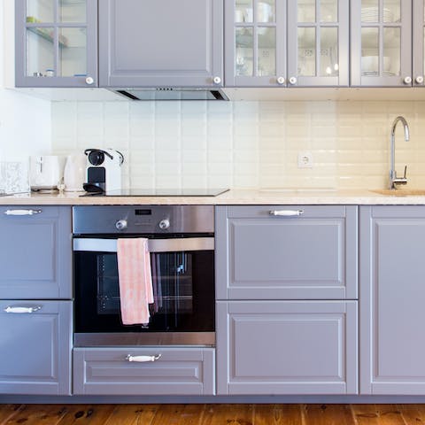 The inviting kitchen