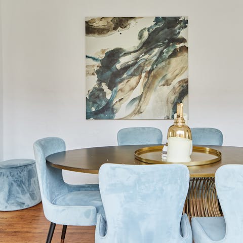 The beautiful features all around the home