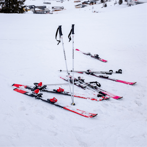 Hit the slopes with ease – they're 250m away