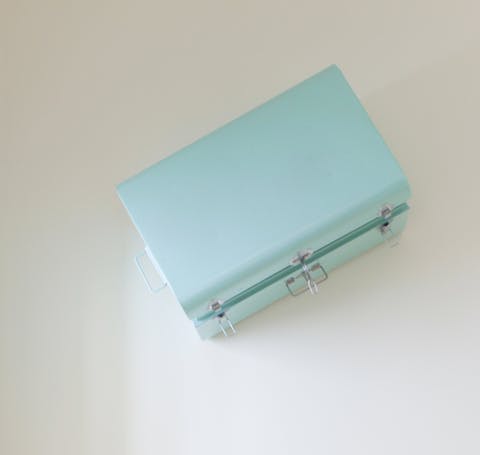 A repurposed suitcase