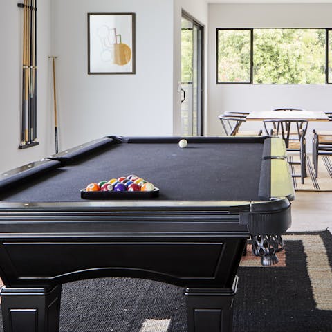 Practise makes perfect at your own pool table