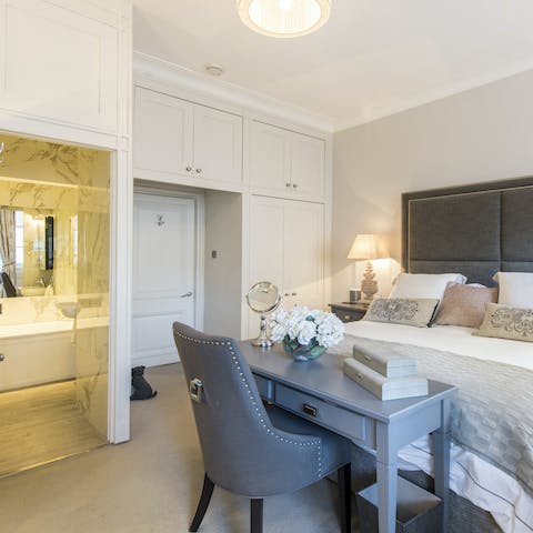 A plush collection of bedrooms