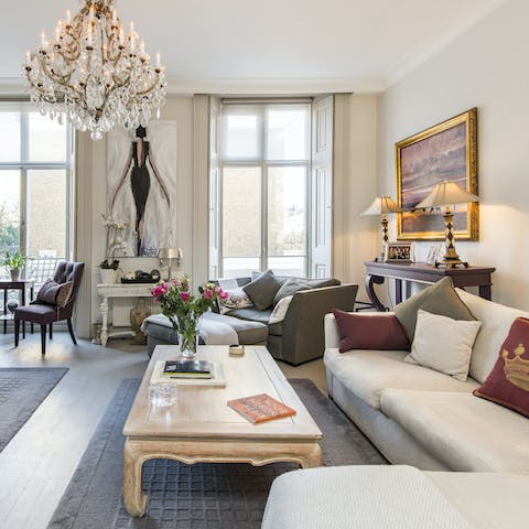 Sophisticated - chic living space