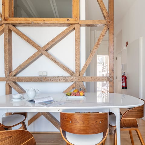 Pause to appreciate the original wooden Gaiolas Pombalinas frameworks
