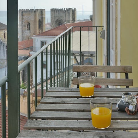 Mix up a caipiroska and sip it out on the balcony as the sun goes down