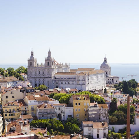 Look out on the breathtaking architecture of the city