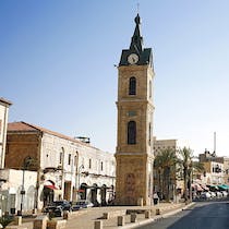 Check out Old Jaffa's famous Clock Tower