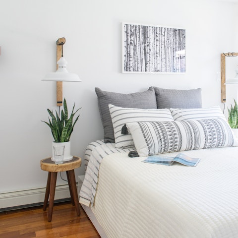 The perfectly curated bedroom