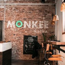 Start your day with brunch at Monkee coffee
