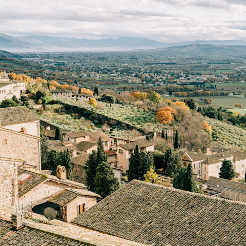 Explore stunning Umbria, including the nearby medieval town of Todi