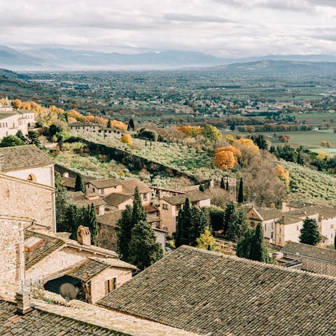 Explore stunning Umbria, including the nearby medieval town of Todi