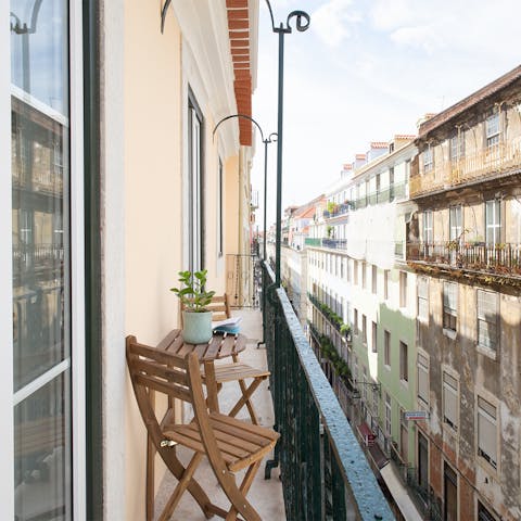 The cosy balcony