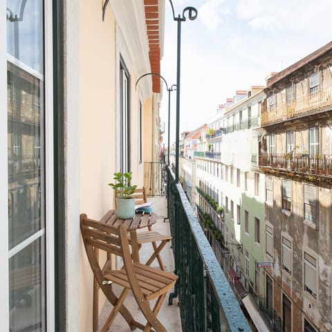 The cosy balcony