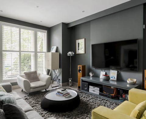Gather the gang and watch a movie in the TV room complete with home cinema set-up