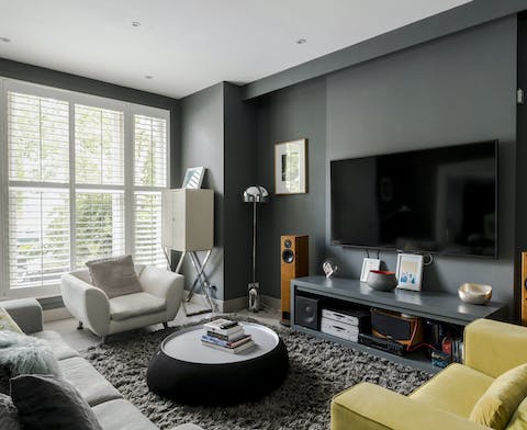 Gather the gang and watch a movie in the TV room complete with home cinema set-up