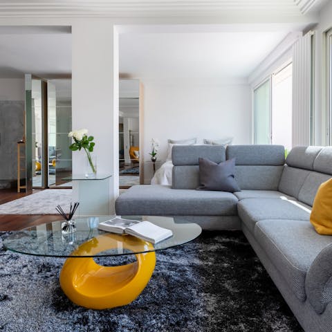 Contemporary spaces with a soothing feel