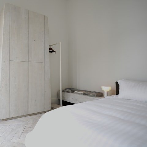 Sleep soundly in the serene bedroom