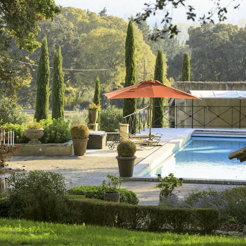 Spend all day by this beautiful pool