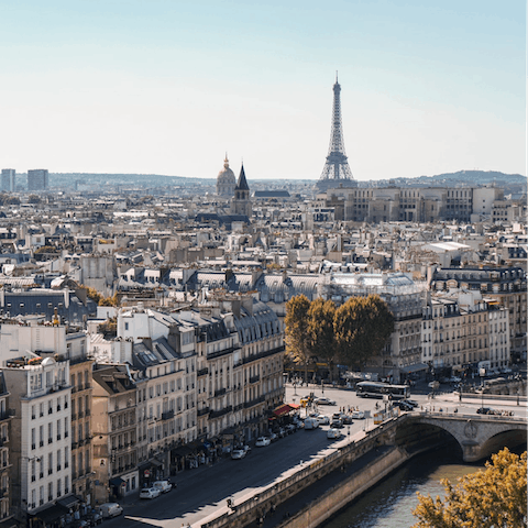 Stay in the 19th arrondissement of Paris, only a ten-minute walk away from La Villette