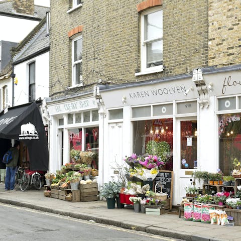 Visit the independent shops and eateries in the heart of Greenwich
