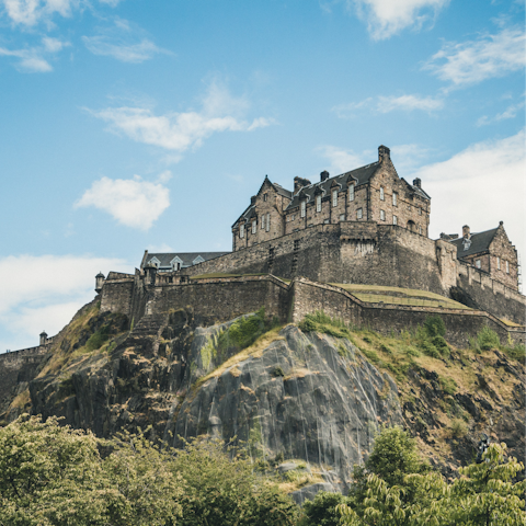 Squeeze in a trip to Edinburgh, just over an hour's drive away