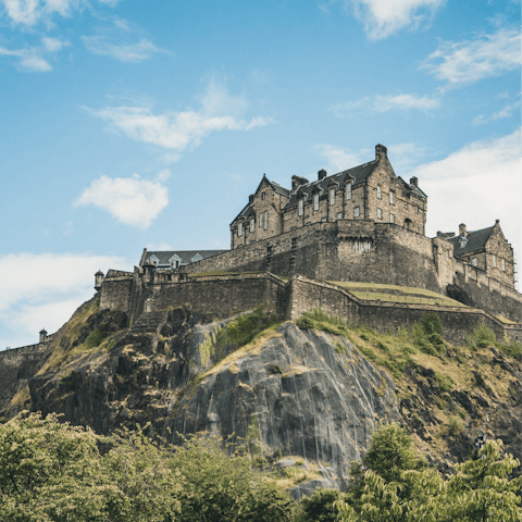 Squeeze in a trip to Edinburgh, just over an hour's drive away