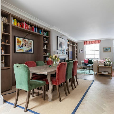 Savour cosy evenings at home or head to a local restaurant