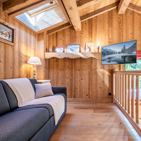 Find a quiet nook on the mezzanine