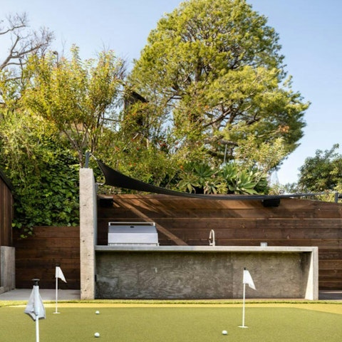 Test your skills on the putting green