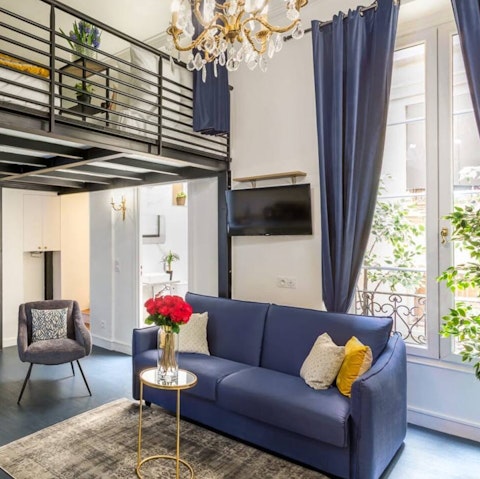 Admire the character and charm of your home's high ceilings and tall windows