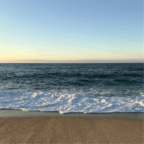 Enjoy bucket and spade days at Ancao Beach, eight kilometres from here