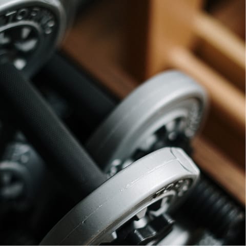 Stay on top of your workout goals at the communal gym