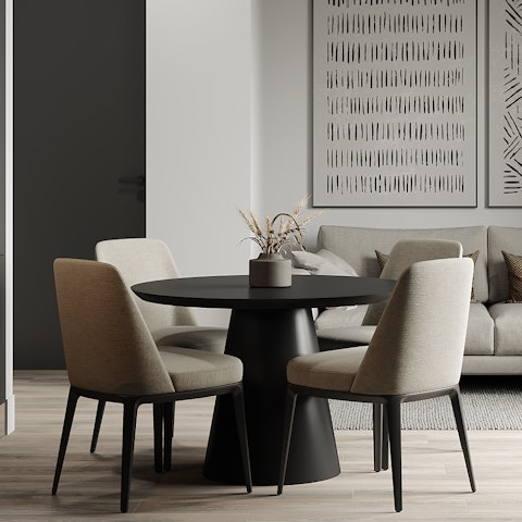 Dine and discuss the day in the relaxing living area