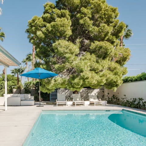 Go for a refreshing dip in your private swimming pool