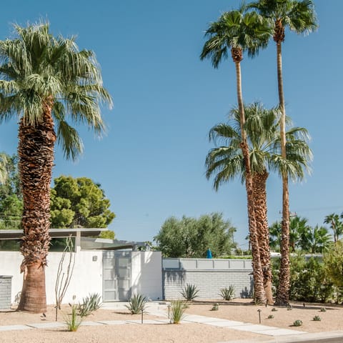 Stay in an authentic 1950s home, full of mid-century modern style